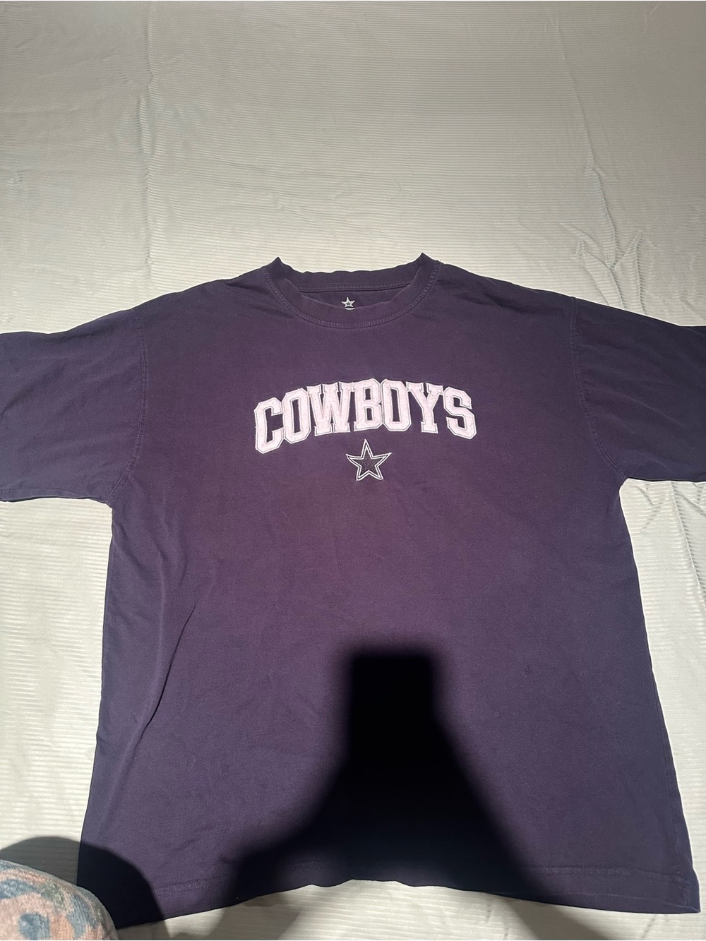 Cowboys short sleeve t shirt XLarge in navy